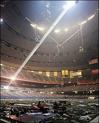 Superdome Interior after Katrina